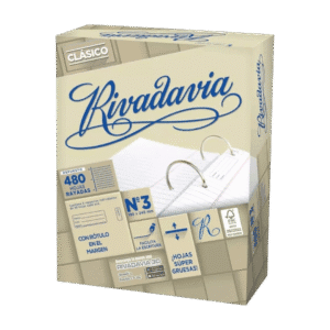 Repuesto Hojas Rivadavia Clásico 480 Hojas Rayadas