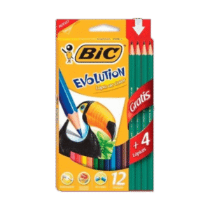 Lápices de Colores BIC Evolution +4 Grafitos x12