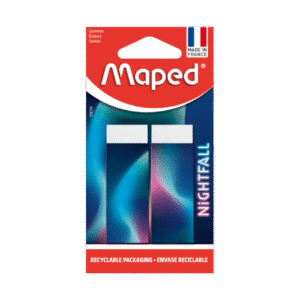 Goma de Borrar Maped Nightfall Blister x2