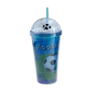 Vaso de Plástico c/Sorbete 17386 Trendy 450ml