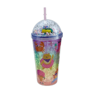 Vaso de Plástico c/Sorbete 17388 Trendy 450ml