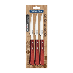 Set x3 Cuchillos Asado Polywood 21109/374 Tramontina