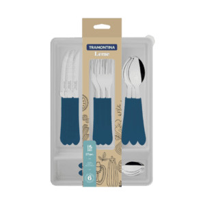 Set x25 Cubiertos Acero Inoxidable Leme 23198/022/722/922 Tramontina