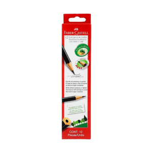 Lápices de Grafito Negro Faber-Castell x12