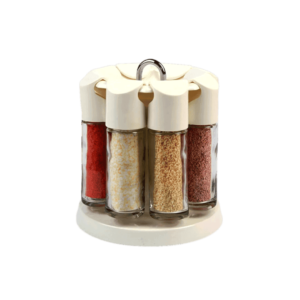 Especiero Giratorio X8 Frascos Vidrios Cocina C4160
