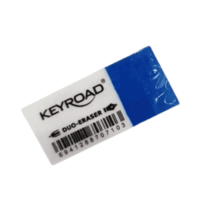Goma de Borrar Duo-Eraser Azul/Blanca Keyroad