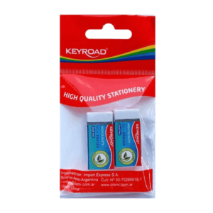 Goma de Borrar High Quality Stationery Keyroad x2