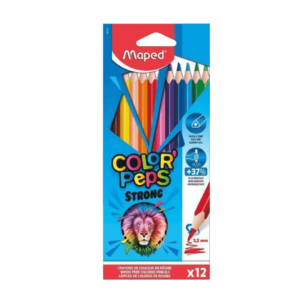 Lápices de Colores Maped Color Peps Strong x12