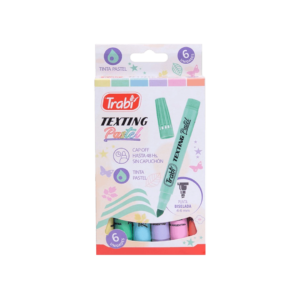 Resaltadores de Colores Trabi Texting Pastel x6