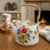 Tetera de Porcelana 800ml Flores Varias