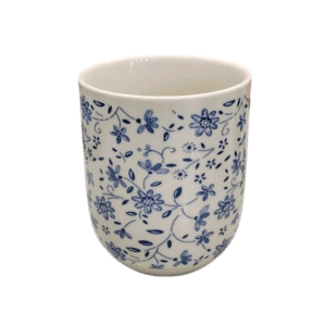 Cuenco de Porcelana 150ml Diseño Flores Celestes