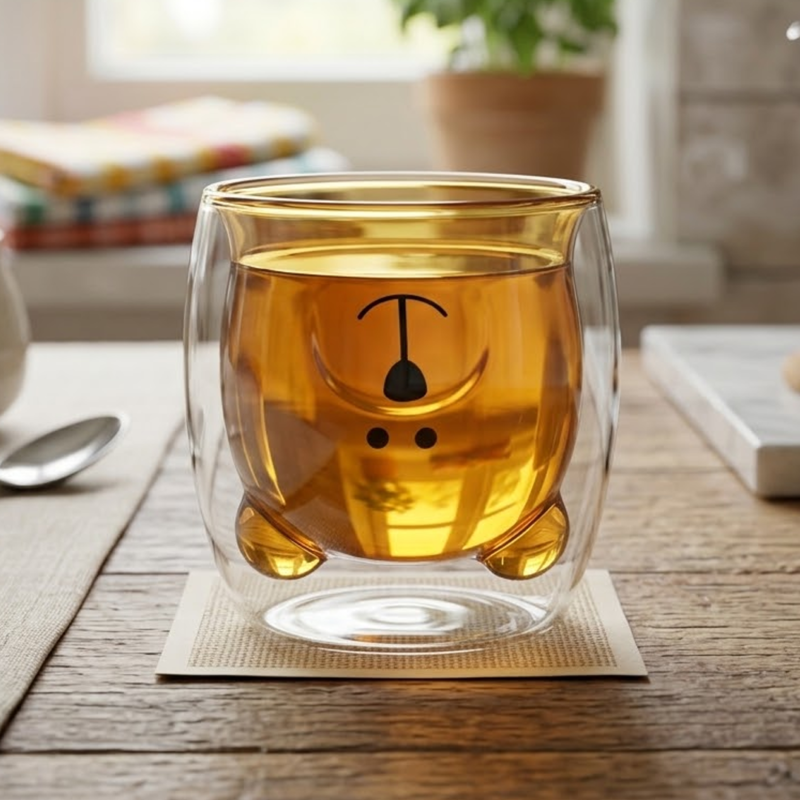 Taza Doble Vidrio 280ml