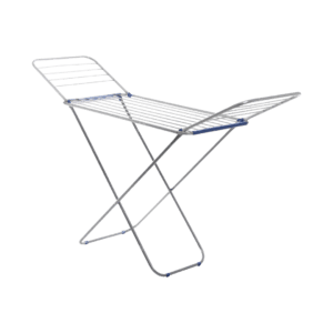 Tender de Ropa Plegable Aluminio Plateado