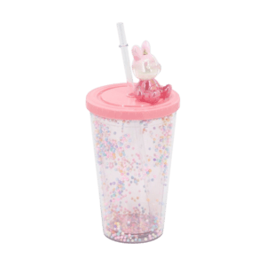 Vaso de Plástico c/Sorbete 18518 Trendy 450ml