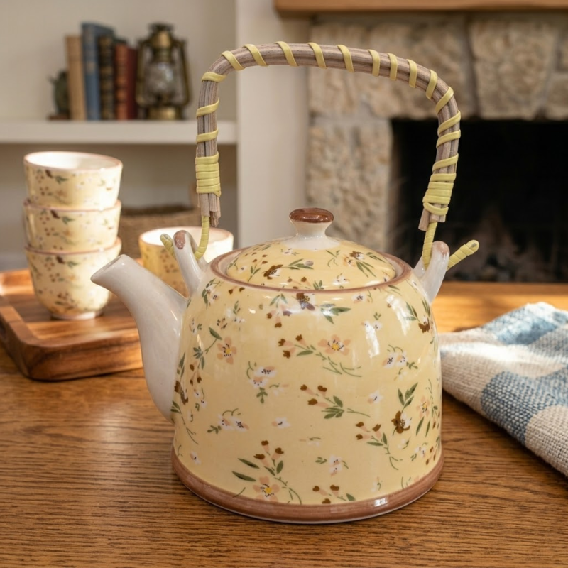 Tetera de Porcelana 800ml Sweet Home