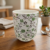 Cuenco de Porcelana 150ml Diseño Rosas Verdes Orientales
