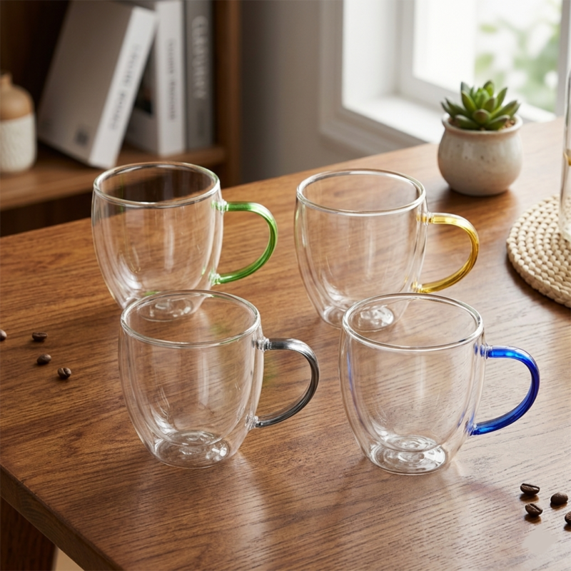 Taza Doble Vidrio 150ml