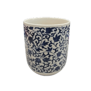 Cuenco de Porcelana 150ml Diseño Azteca Ramas Azules