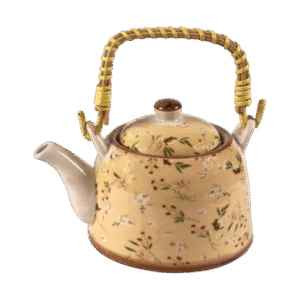 Tetera de Porcelana 650ml c/Filtro Infusor Diseño Sweet Home