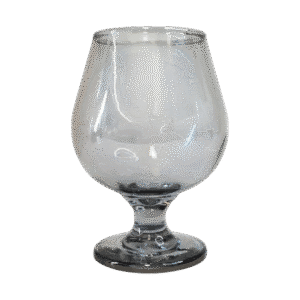 Set x6 Copas de Vidrio Baja Diseño Gris 400ml