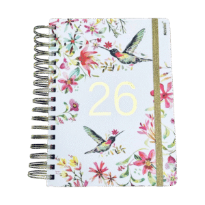 Agenda 2026 Mooving Floral Espiral DXP 16x22 cm