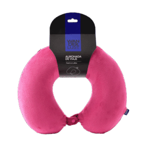 Almohada de Viaje Fucsia Liso 38206 Wanderlust
