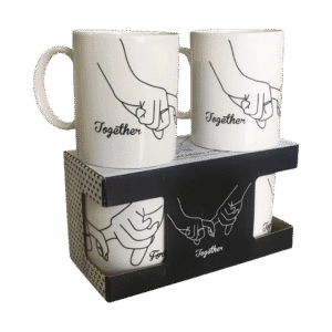 Set x2 Tazas de Cerámica Together 350ml