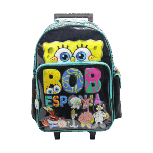 Mochila Cresko Carrito 18 Pulgadas BJ302 Bob Esponja