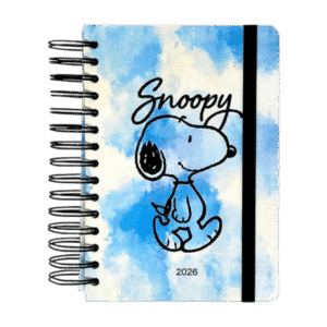 Agenda 2026 Mooving Snoopy Espiral DXP 14x20 cm