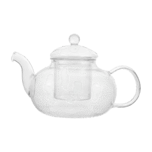 Tetera de Vidrio 800ml c/Filtro Infusor Vidrio Liso