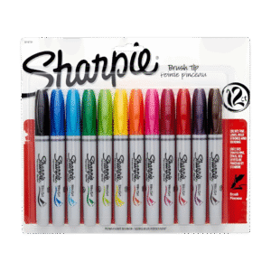 Marcadores de Colores Sharpie Punta Pincel x12