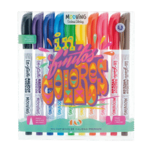 Marcadores de Colores Mooving Infinitos x10