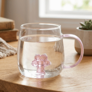 Taza de Vidrio 400ml Animales