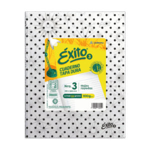 Cuaderno Éxito N3 Lunares 48 Hojas Rayadas Blanco