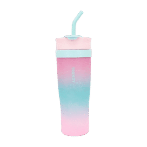 Vaso de Plástico c/Sorbete 17515 Trendy 1200ml Celeste