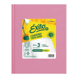 Cuaderno Éxito N3 48 Hojas Rayadas Rosa