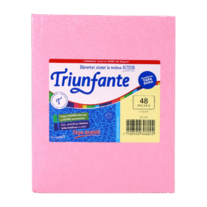 Cuaderno Triunfante N3 48 Hojas Rayadas Rosa
