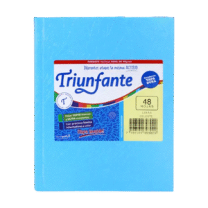Cuaderno Triunfante N3 48 Hojas Rayadas Celeste