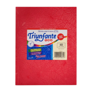 Cuaderno Triunfante N3 48 Hojas Rayadas Rojo