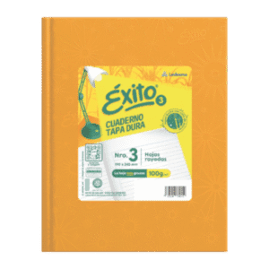 Cuaderno Éxito N3 48 Hojas Rayadas Naranja