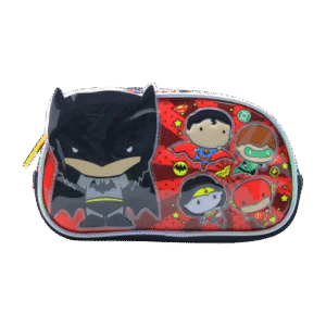 Cartuchera Cresko 2 Cierres LJ273 Liga De La Justicia