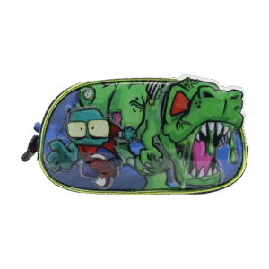 Cartuchera Cresko 2 Cierres OM442 Zombie