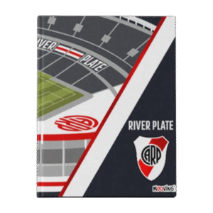 Cuaderno Mooving Tapa Dura Cosido 48 Hojas River Plate