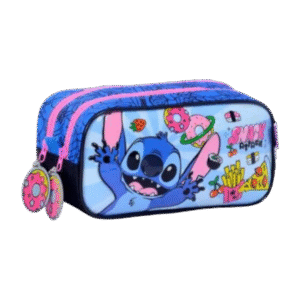 Cartuchera Wabro Doble Cierre 27133 Stitch