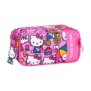 Cartuchera Wabro Doble Cierre 88075 Hello Kitty