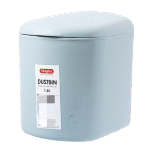 Cesto Tacho Basura Plástica Cuadrada Colores 12x15 cm