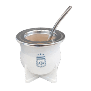 Mate Plástico BigLife Aro De Metal Grabado Y Bombilla AFA