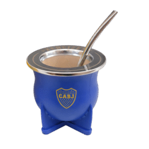 Mate Plástico BigLife Aro De Metal Grabado Y Bombilla Boca Juniors