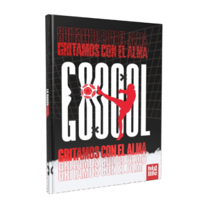 Cuaderno BigLife 16x21cm Rayado Tapa Dura Futbol Rojo