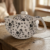 Tetera de Porcelana 250ml Flores Negras